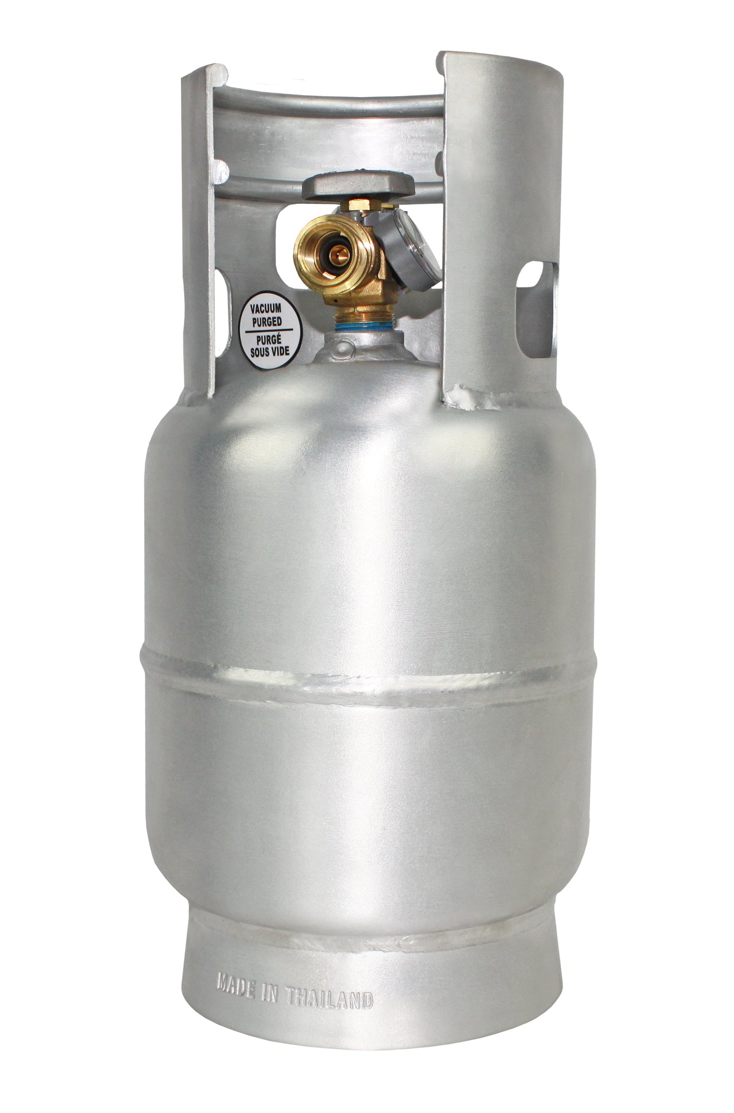 Flame King Lightweight 5lb Aluminum Propane Tank LP Cylinder with OPD & Gauge