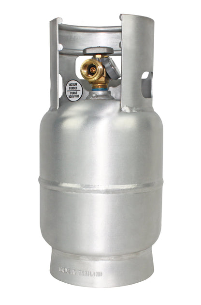Flame King Lightweight 5lb Aluminum Propane Tank LP Cylinder with OPD & Gauge