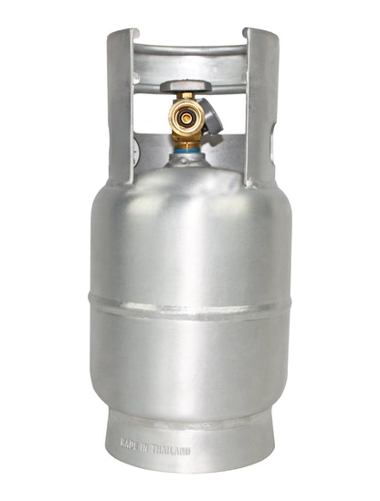 Flame King Lightweight 5lb Aluminum Propane Tank LP Cylinder with OPD & Gauge