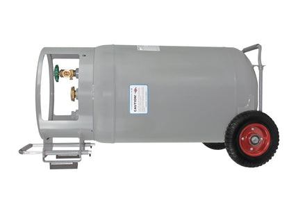 Flame King 60lb Horizontal & Vertical Propane Cylinder Gauge POL & Wheels