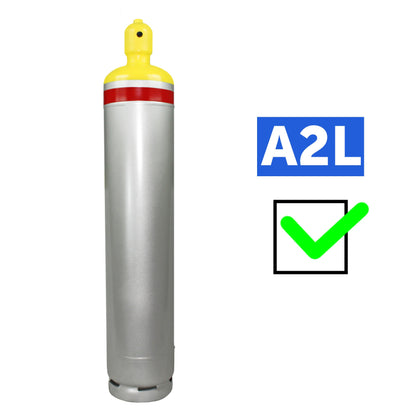 Flame King 123lb Refrigerant Cylinder Tank with Multi Valve for A2L Refrigerants