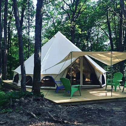 White Duck Outdoors Awning for Regatta Bell tents