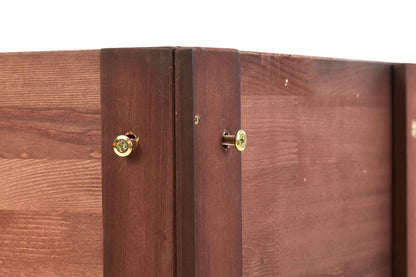 PolyTEAK Elevated Wooden Planter Box for Outdoor Flowers, Vegetables, & Herbs