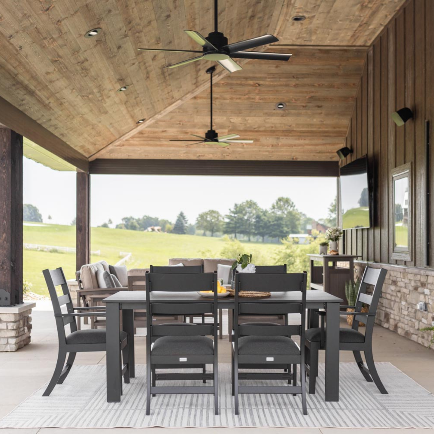 Berlin Gardens Berkley Expandable Square Table Dining Height