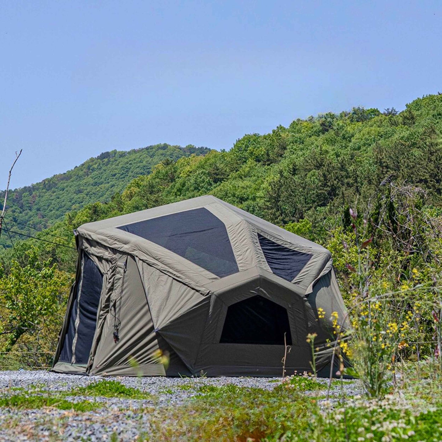 Coody Bestona Forest Green Inflatable Tent for 2-4 person