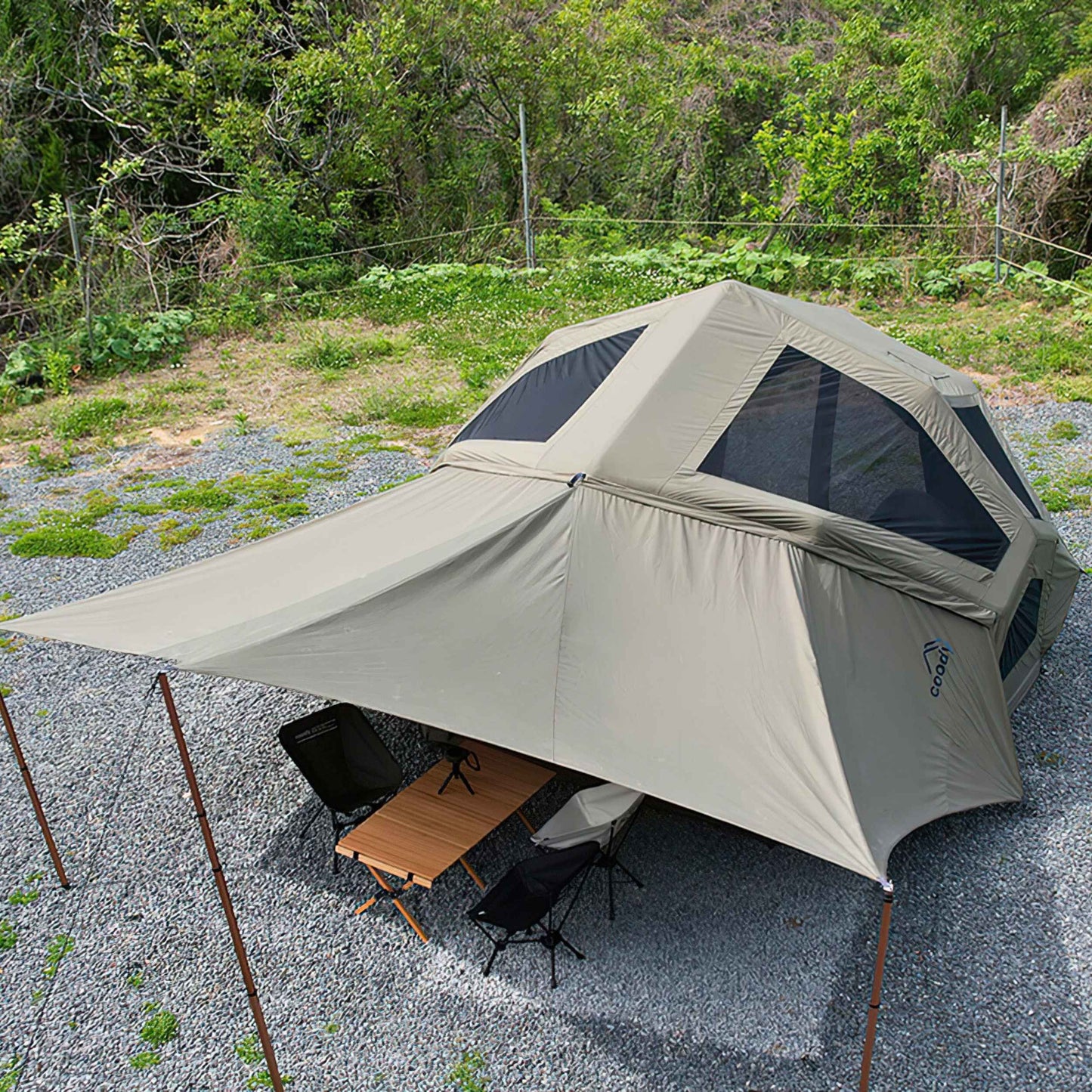 Coody Bestona Forest Green Inflatable Tent for 2-4 person