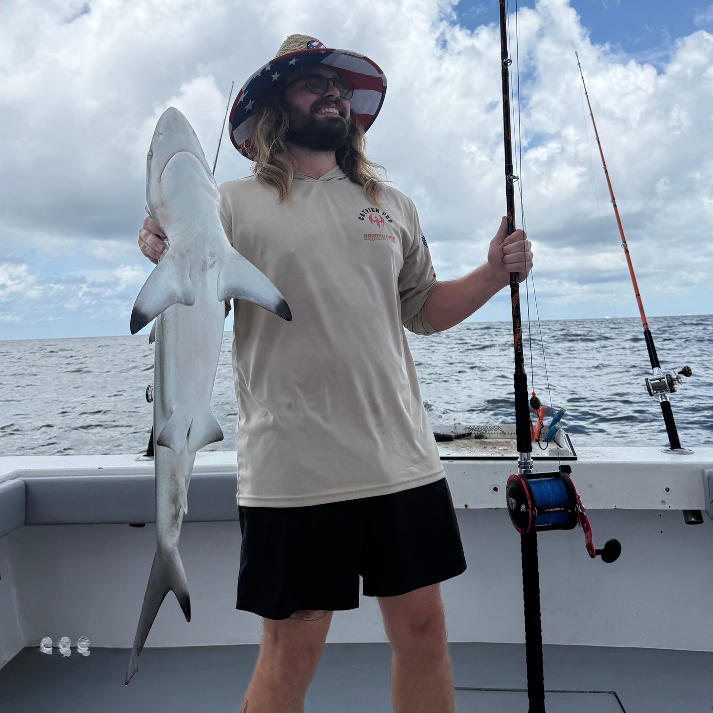 Catfish Pro Black Dragon Fire Casting Rod