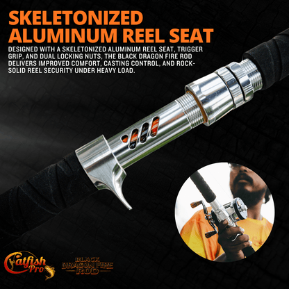 Catfish Pro Black Dragon Fire Casting Rod