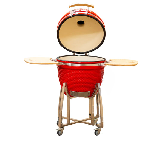 ComfortBilt COALS 23" Kamado Charcoal Ceramic Grill – Red