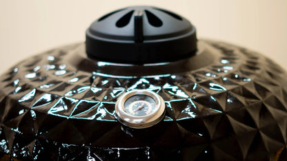 ComfortBilt Coals 26" Ceramic Kamado Grill - Black Diamond Pattern
