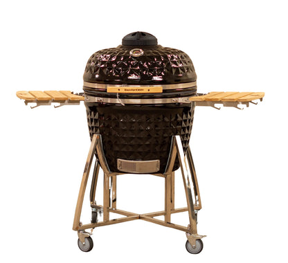 ComfortBilt Coals 26" Ceramic Kamado Grill - Black Diamond Pattern