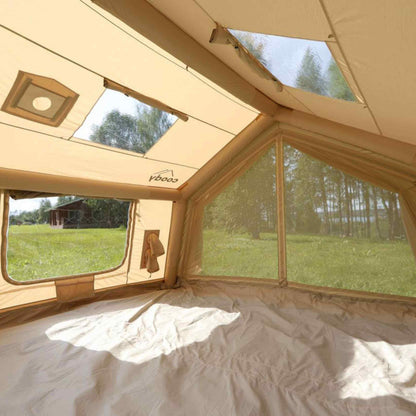 Coody 10 Beige Inflatable Tent House for Camping (2-4 Person)