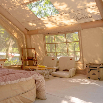 Coody 10 Beige Inflatable Tent House for Camping (2-4 Person)