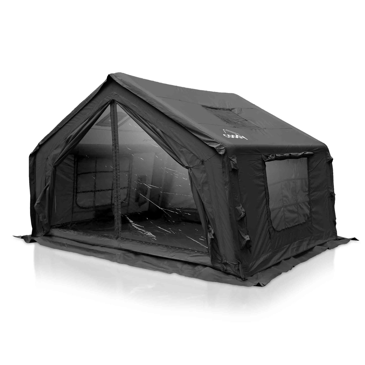 Coody 10 Black Inflatable Tent House for Camping (2-4 Person)