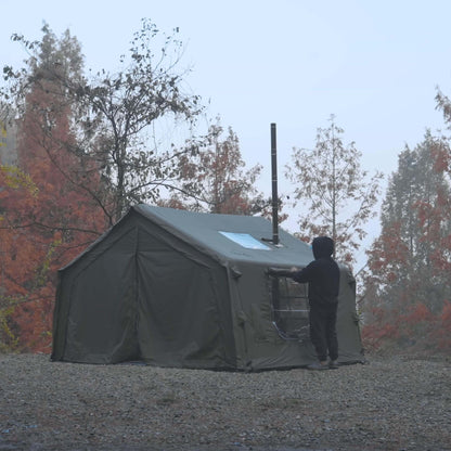 Coody 10 Forest Green Inflatable Tent House for Camping (2-4 Person)