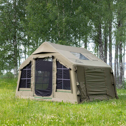 Coody 8.0 Air Tent Forest Green - Inflatable Tent House for Camping (1-4 Person)