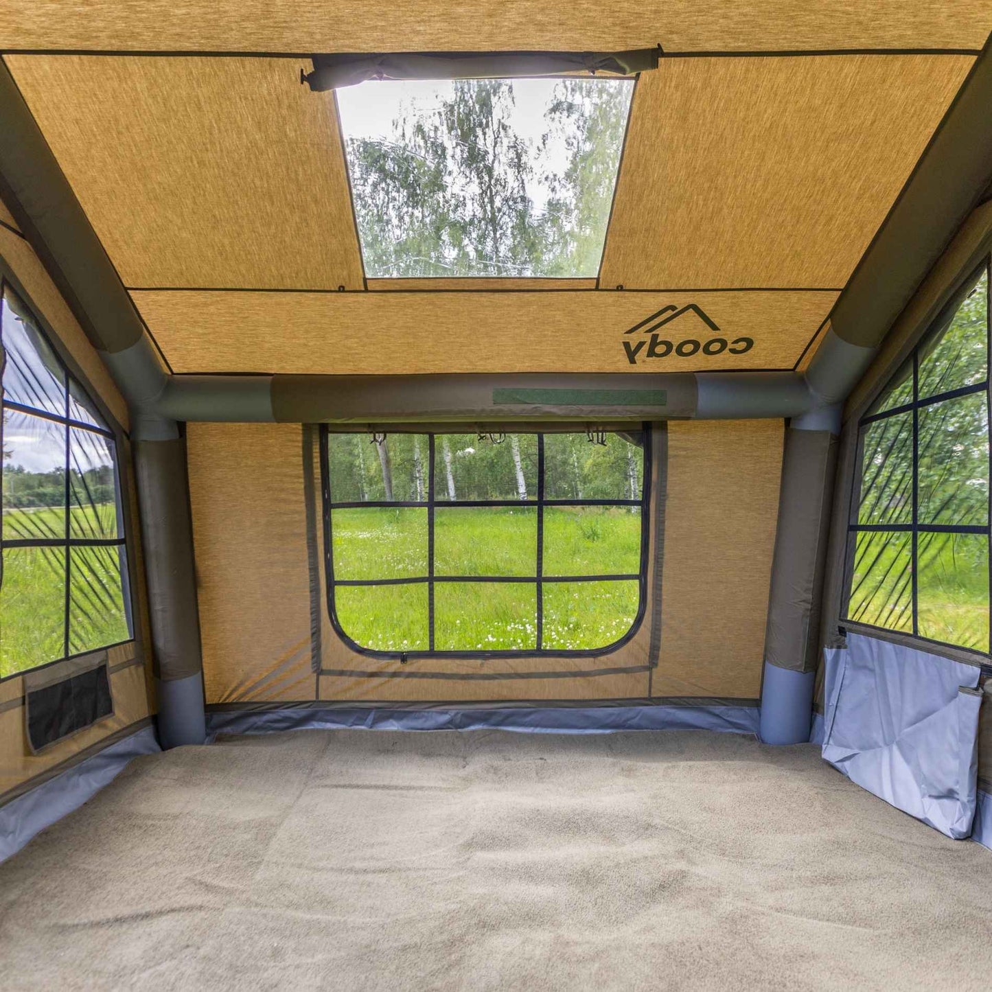 Coody 8.0 Air Tent Forest Green - Inflatable Tent House for Camping (1-4 Person)