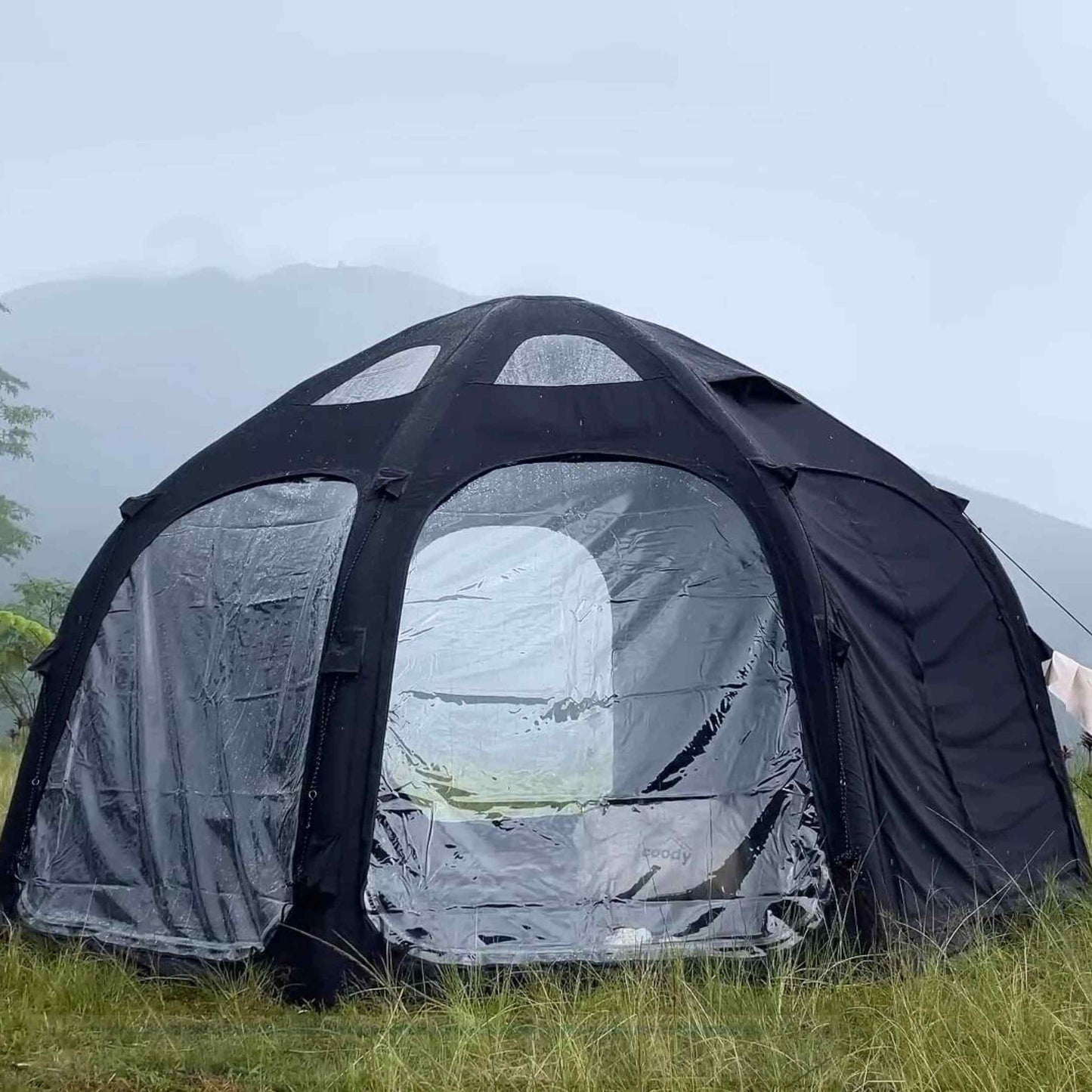 Coody Aurora Dome Black Inflatable Shelter for 2-4 person
