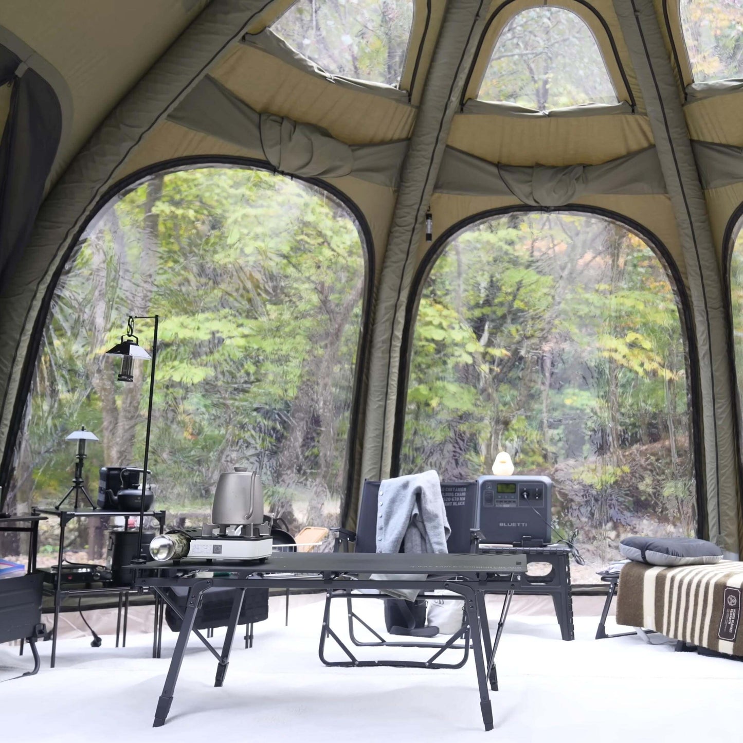 Coody Aurora Dome Forest Green Inflatable Shelter for 2-4 person