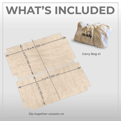 Carpet for Coody 13.6 Familia AirTent - Beige