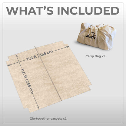 Carpet for Coody Hub AirTent - Beige
