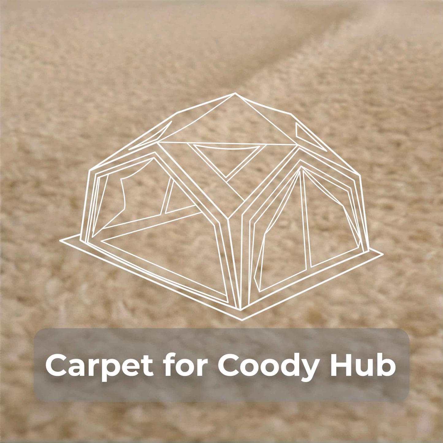 Carpet for Coody Hub AirTent - Beige