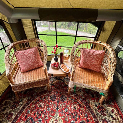 Coody Familia AirTent 13.6 Forest Green Inflatable Tent House for Camping (2-8 Person)