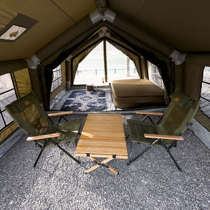 Coody Familia AirTent 17.2 Forest Green Inflatable Tent House for Camping (2-10 Person)