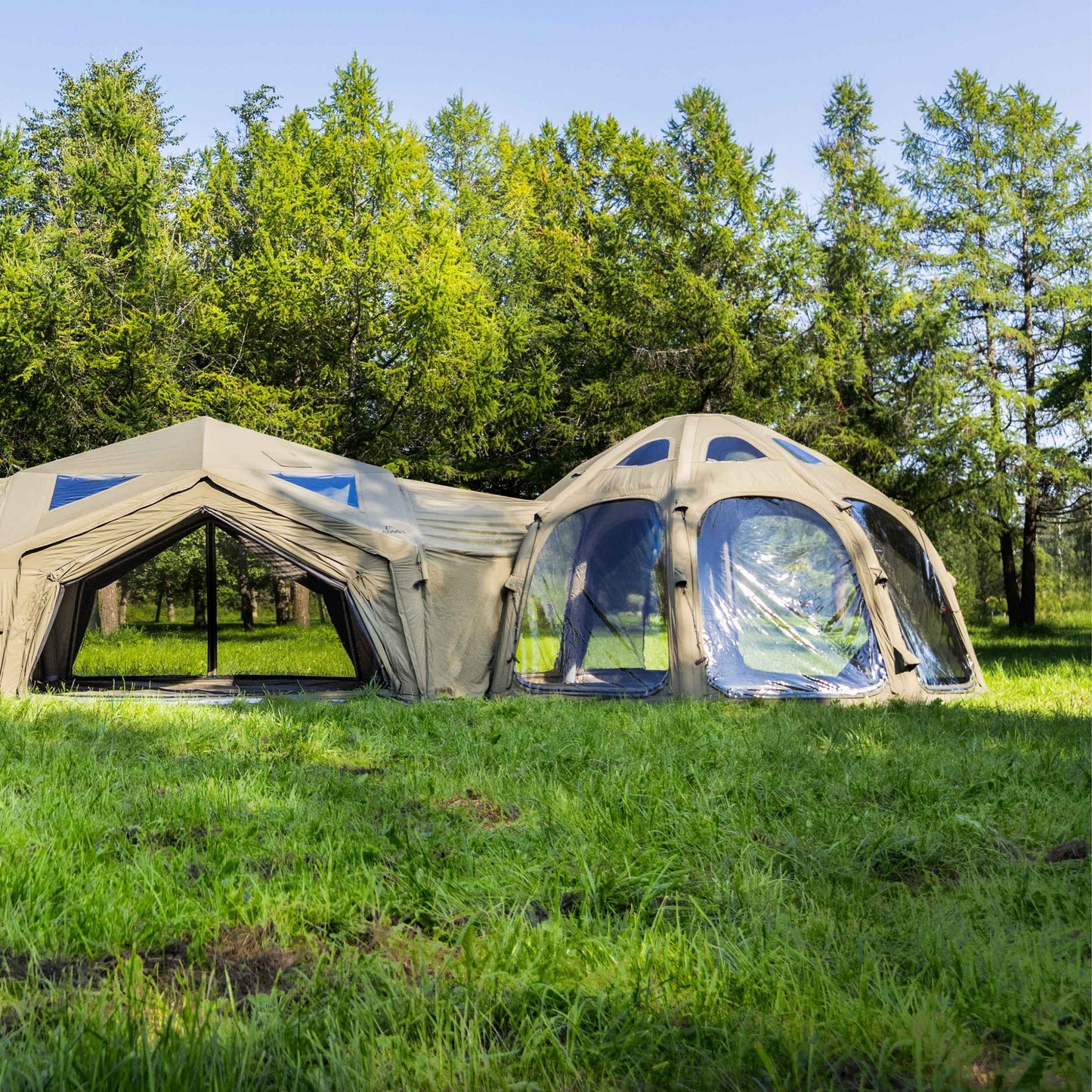 Coody Tent Connector Dome+3.6 (Forest Green) - for Aurora Dome-to-Tent(17.2, 13.6, Hub, 10)