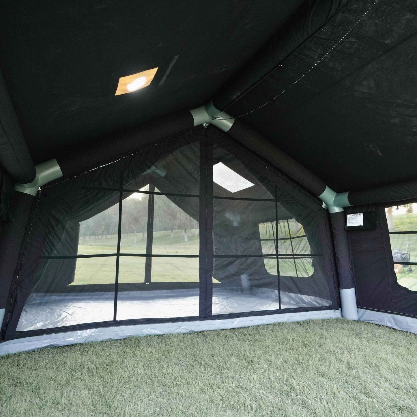 Coody Familia AirTent 13.6 Black Inflatable Tent House for Camping (2-8 Person)
