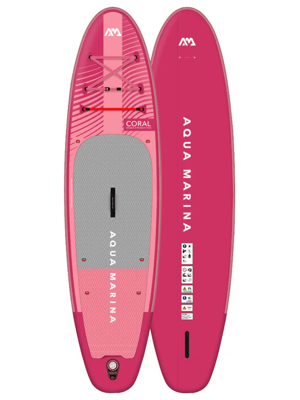 Aqua Marina Coral Raspberry 10'2" SUP | Advanced All-Around Series