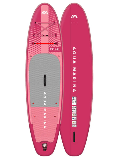 Aqua Marina Coral Raspberry 10'2" SUP | Advanced All-Around Series