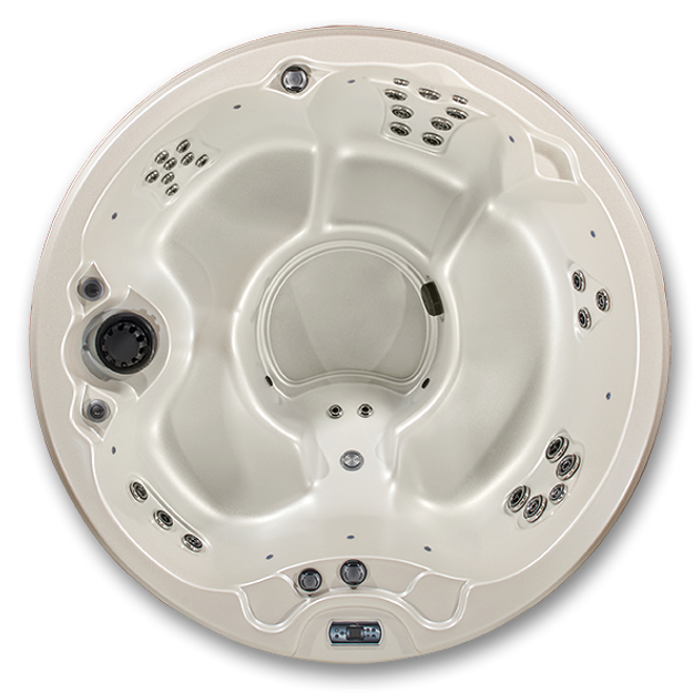 Patio Elegance Northstar Round Spa Hot Tub - 7' Outdoor Spa for 5 Adults