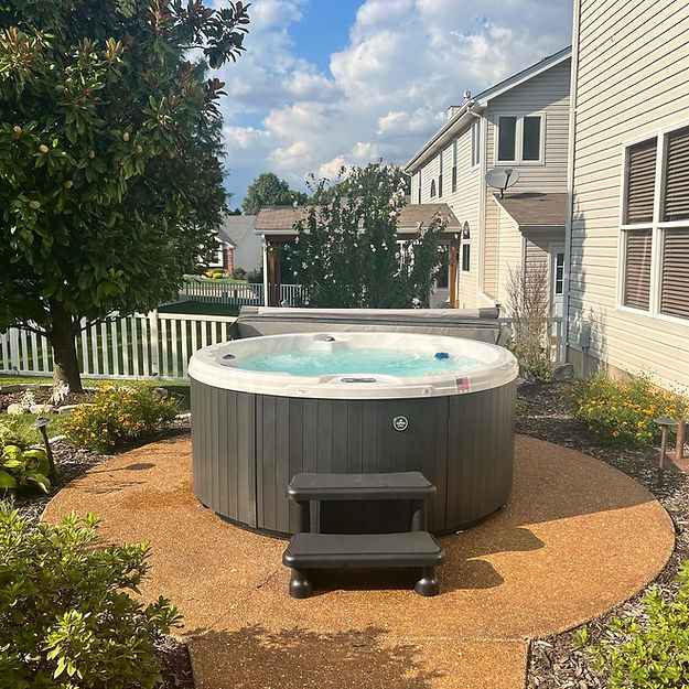 Patio Elegance Northstar Round Spa Hot Tub - 7' Outdoor Spa for 5 Adults