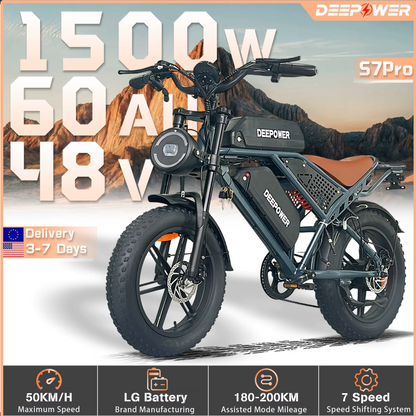 eBike Boys DEEPOWER S7Pro Off-Road Electric Bike
