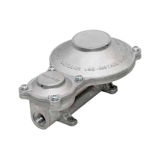 Flame King 2-Stage 300,000 BTU Propane LP Vertical Super Compact Regulator