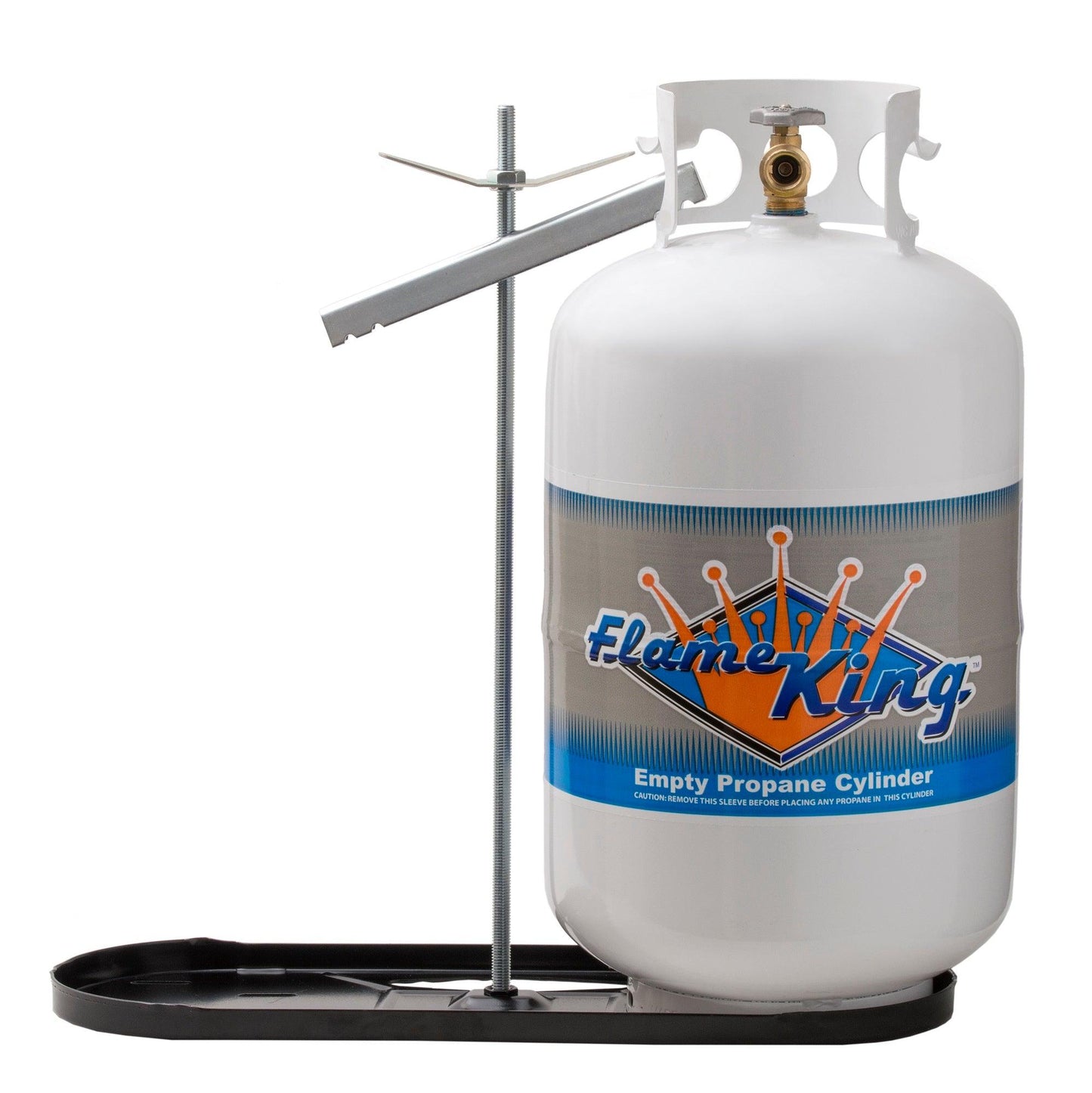 Flame King 30lb Rack for Dual Propane Tank RVs & Trailers