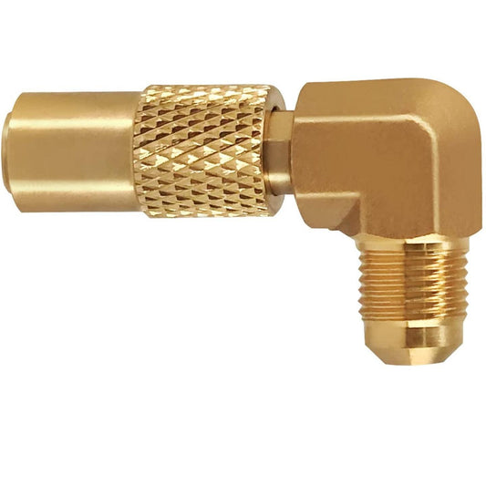 Flame King Elbow Adapter with 3/8" Male Flare for 17" or 22" Griddle