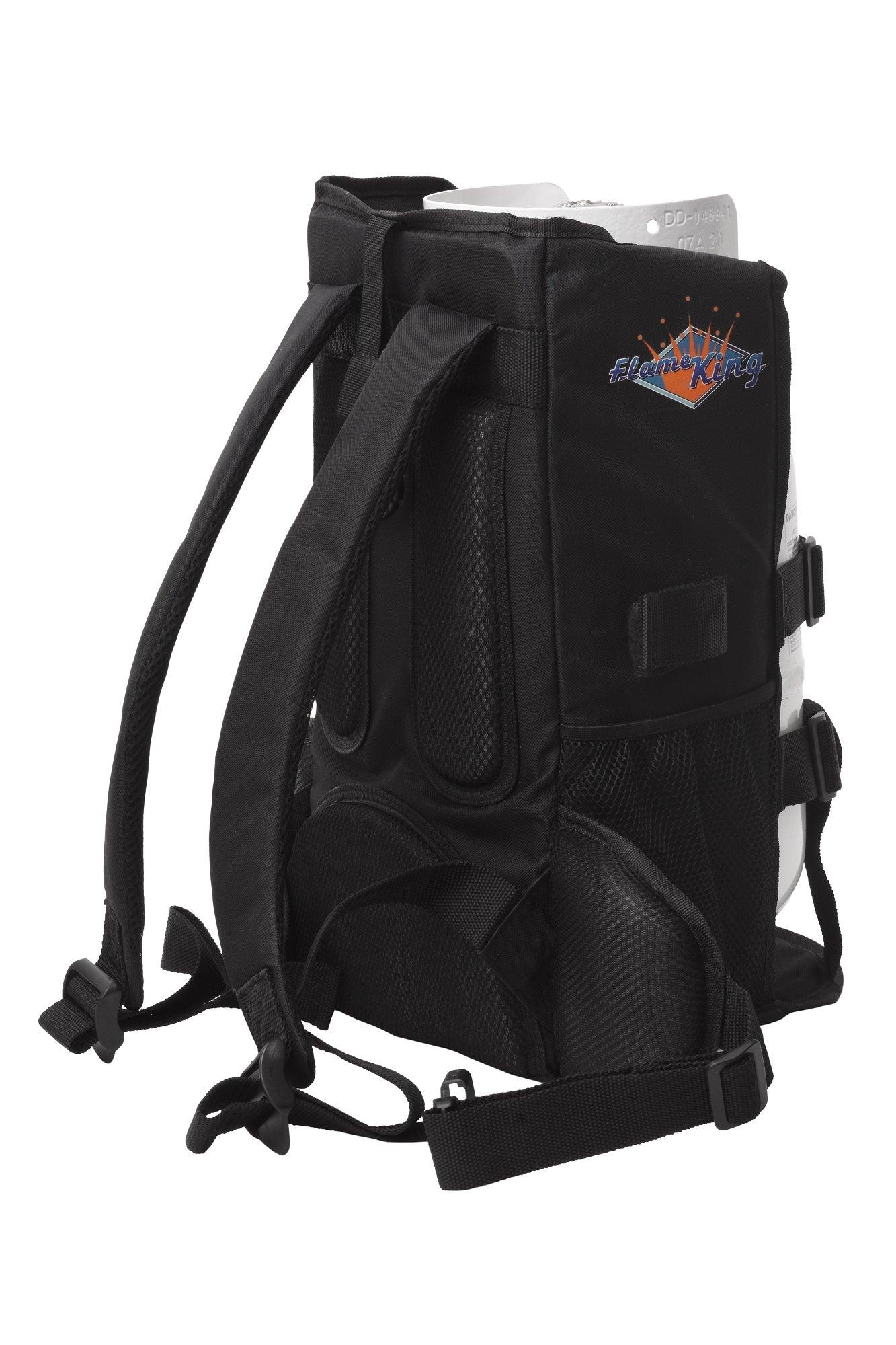 Flame King Propane Tank Backpack Carrier for 5lb or 10lb Cylinder For Weed Burner Torch