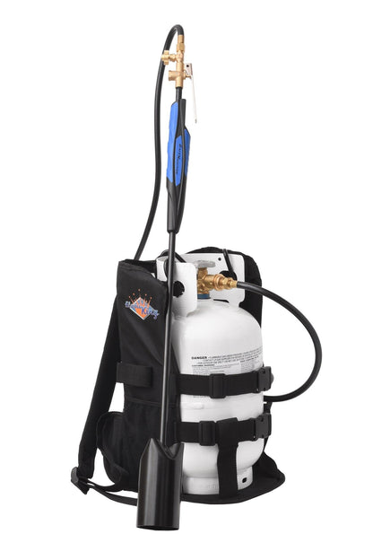 Flame King Propane Tank Backpack Carrier for 5lb or 10lb Cylinder For Weed Burner Torch