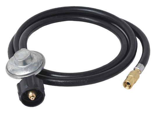 Flame King Regulator Hose Adapter Connect to 20Lb Tank for 17 and 22 inch Tabletop Grill Griddle, 6 Feet