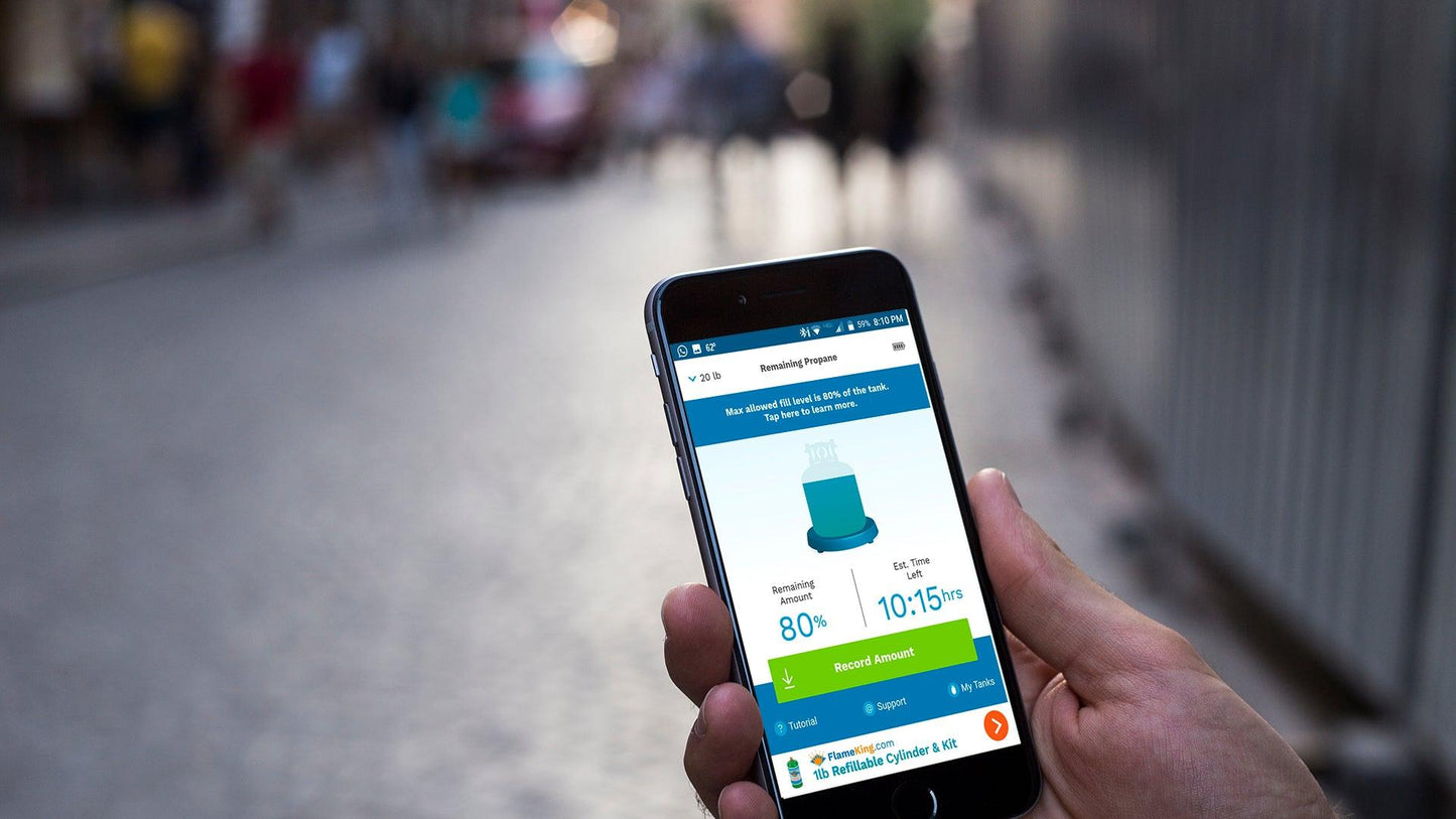 Flame King Smart Wireless Gauge Propane Tank Scale