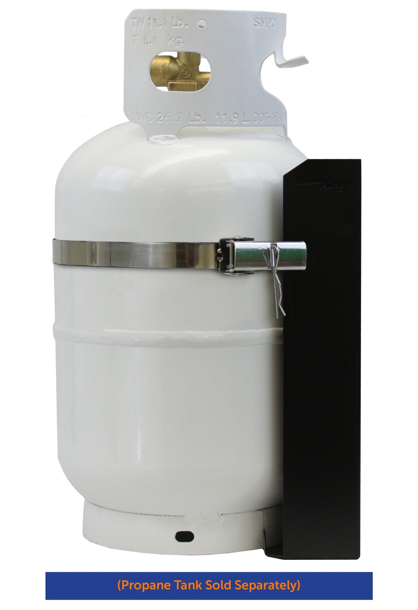 Flame King T-Racks 10lb Propane Tank Mounting Brackets Strap Campervan Overland Vehicles