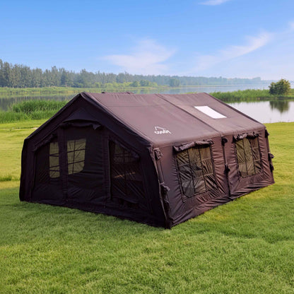 Coody Familia AirTent 17.2 Black Inflatable Tent House for Camping (2-10 Person)