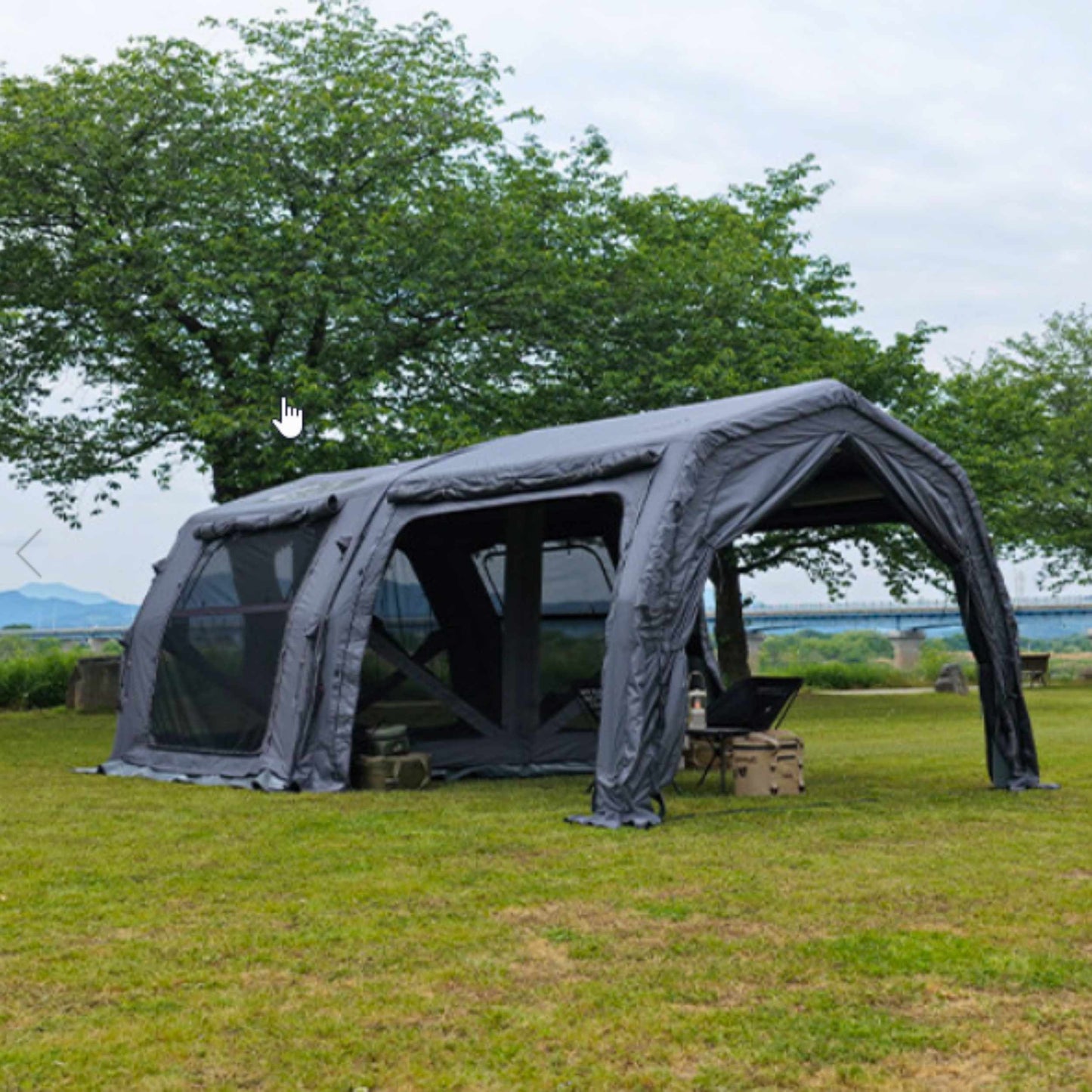 Coody AirTarp Pro Inflatable Canopy Extension for 17.2 Pro, 10.0 Pro & Hub Pro AirTents – Gray