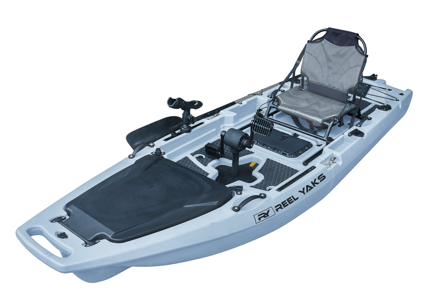 Reel Yaks 9.8ft Rocket Propeller Drive Modular Pedal Fishing Kayak | 400lbs Capacity | 2 Piece