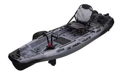Reel Yaks 10ft Radar Modular Propeller Drive Pedal Fishing Kayak | 430lbs Capacity | 2 Piece