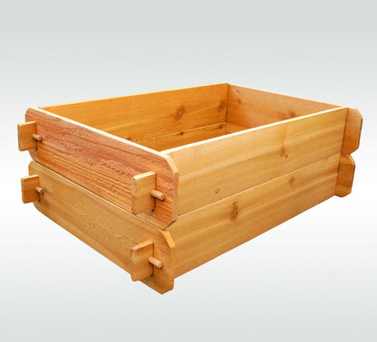 Timberlane Gardens Raised Garden Bed Kit Double Deep (Two 2x3) Select Cedar