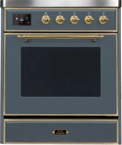 ILVE 30 in. Majestic II Series Induction Range 4 Element Stove Electric Oven UMI30NE3BGG