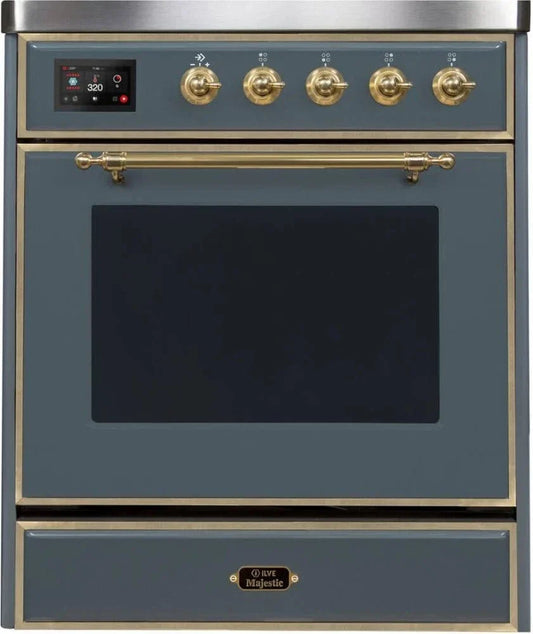 ILVE 30 in. Majestic II Series Induction Range 4 Element Stove Electric Oven UMI30NE3BGG